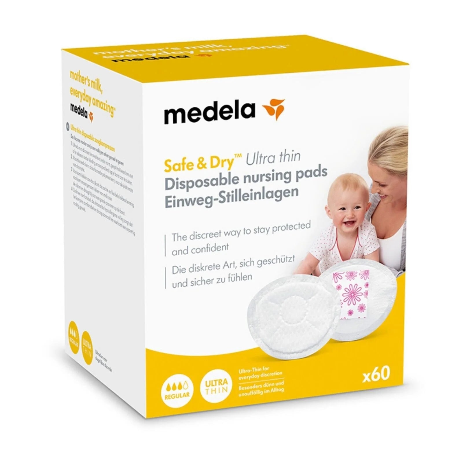 Medela Safe and Dry Nursing Pads 60 pcs - ebebek - Black Friday