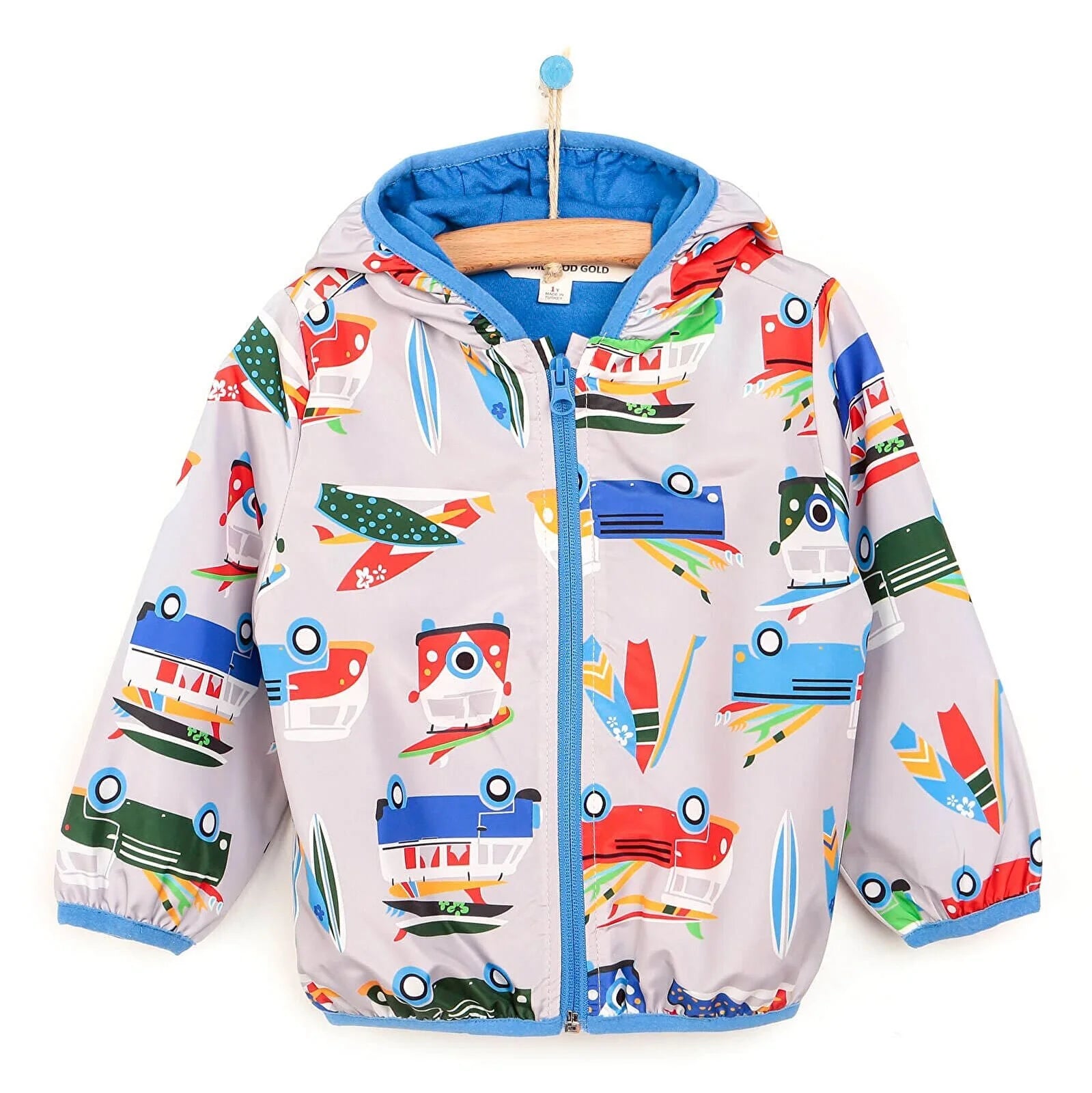 Midimod Basic Baby Boy Gray Repeat Print - Grey - ebebek - Black Friday