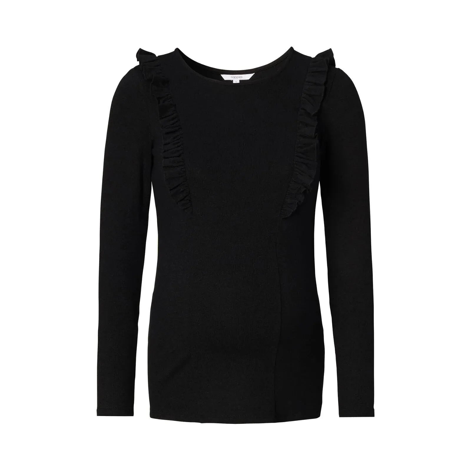 Noppies Tshirt Pierson nursing long sleeve - Black - ebebek - Black Friday