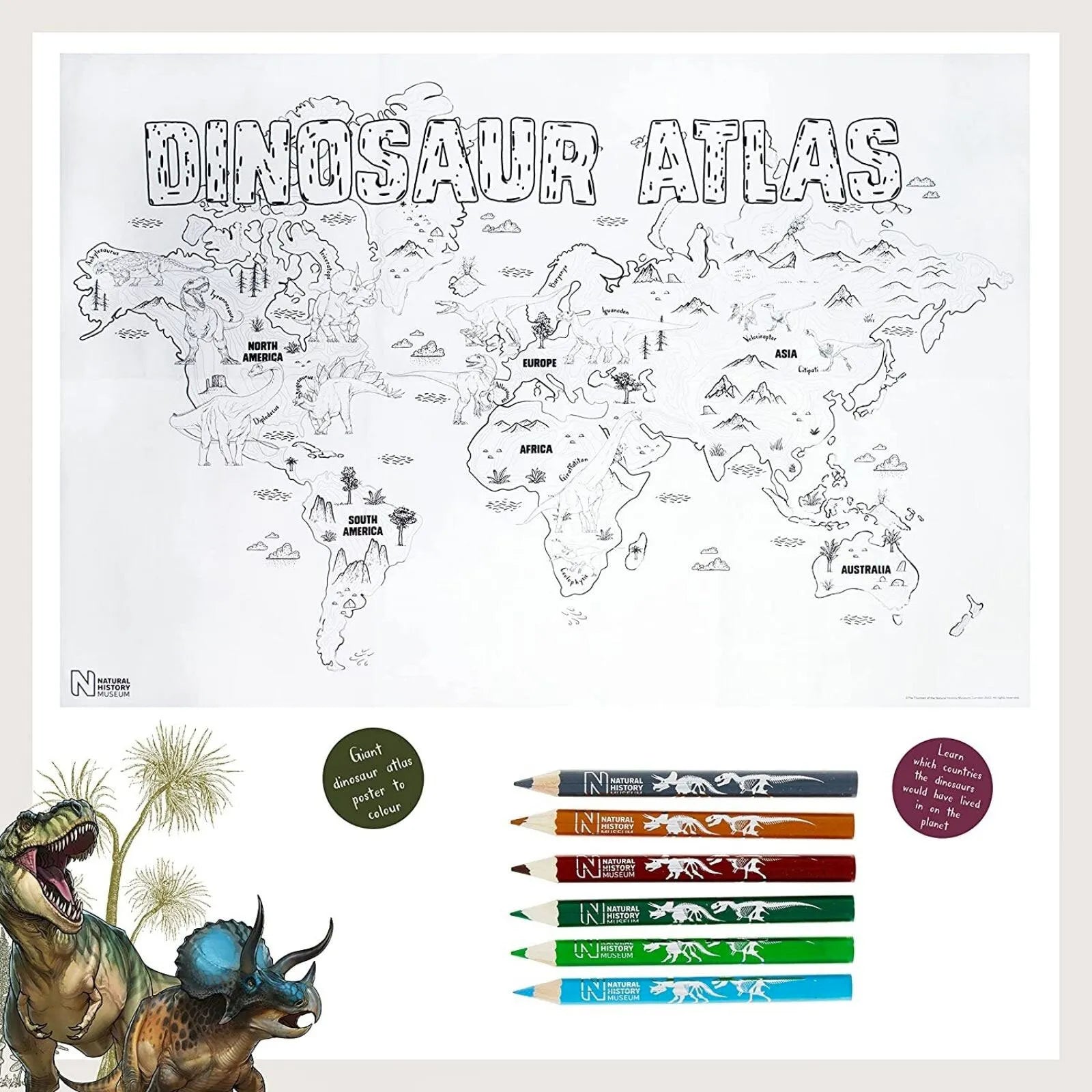 National History Museum Giant Poster Set - ebebek - Black Friday