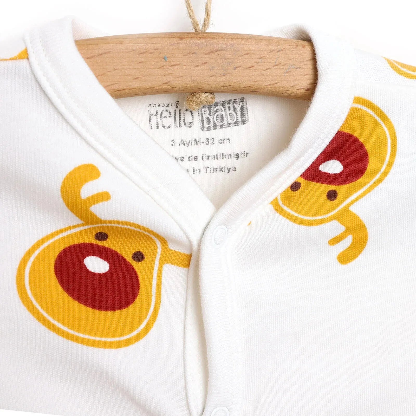 HelloBaby Footed Jumpsuit with Hat - ebebek - Black Friday