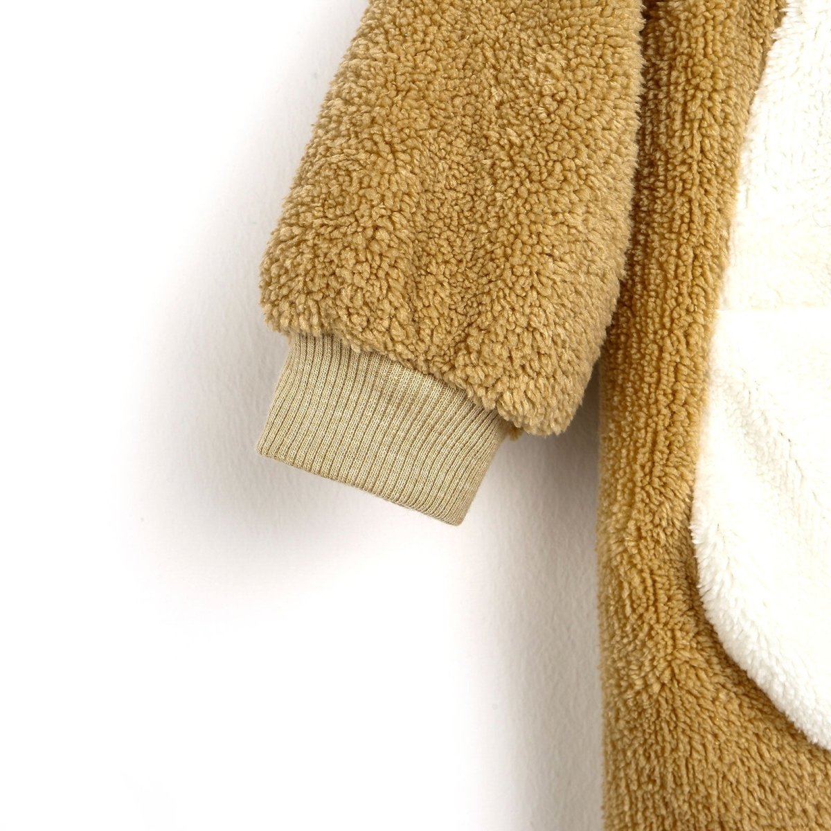 Midimod Newborn Welsoft Kangaroo Footed Jumpsuit - Brown - ebebek - Black Friday