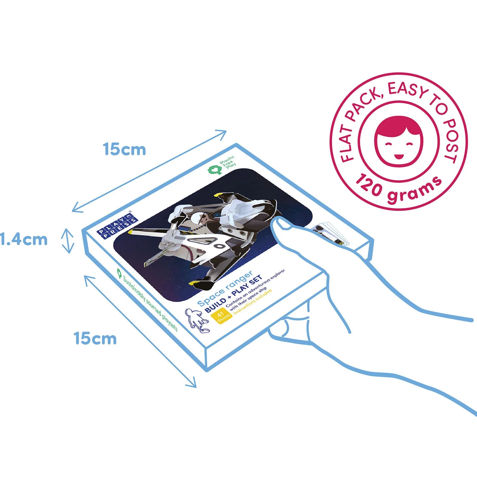 Playpress Toys Space Ranger Playset - ebebek - Black Friday