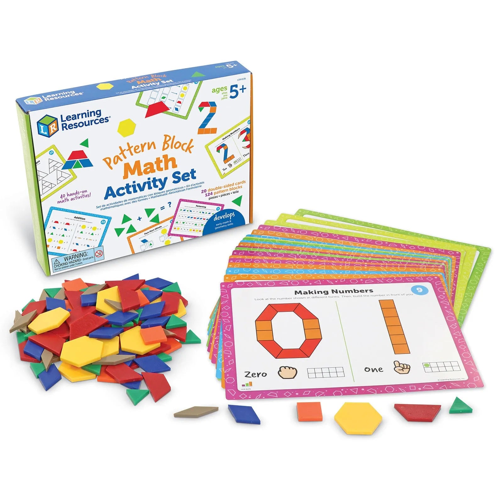 Learning Resources Pattern Block Math Activity Set - ebebek - Black Friday
