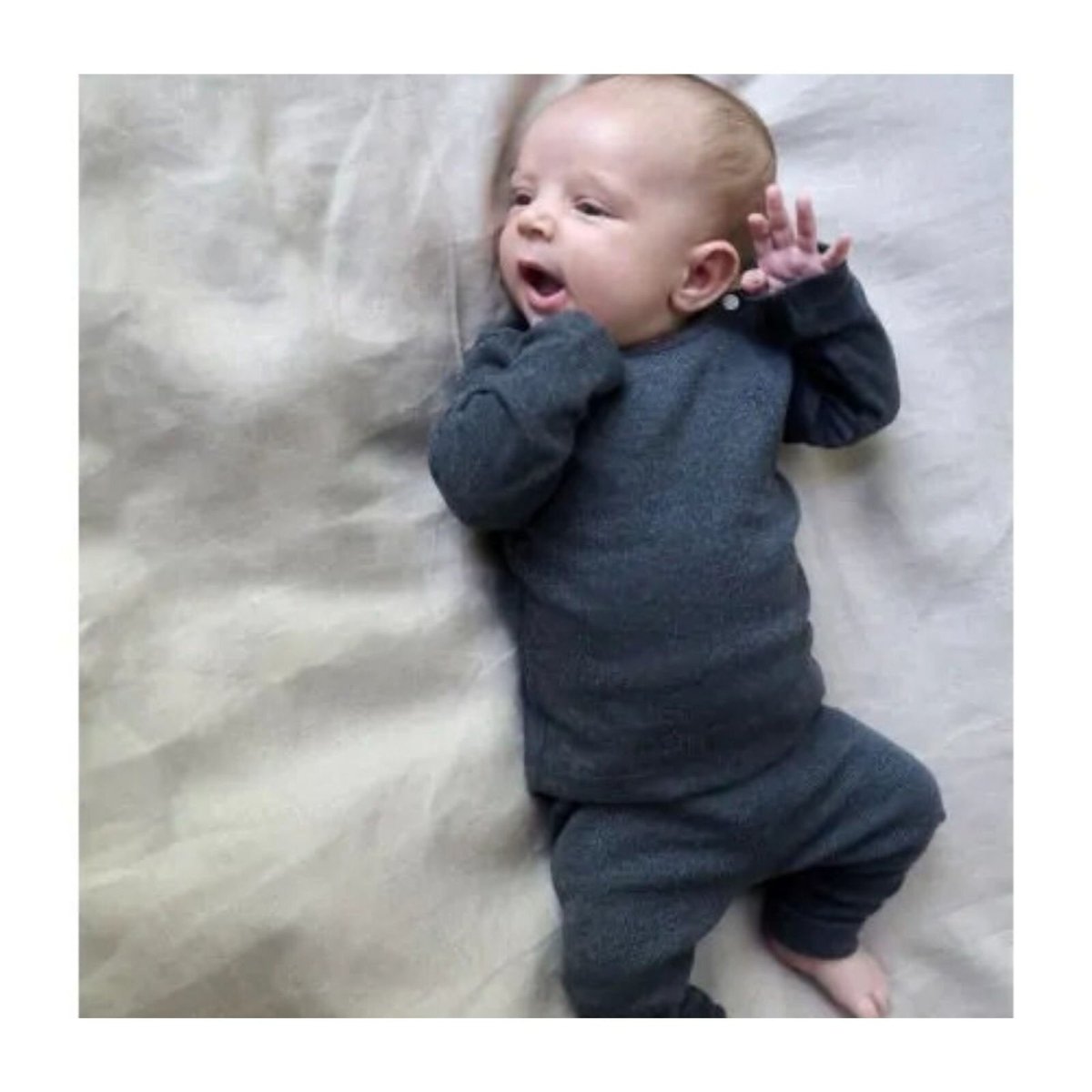 Noppies U Pants comfort Rib Naura - Dark Grey Melange - ebebek - Black Friday