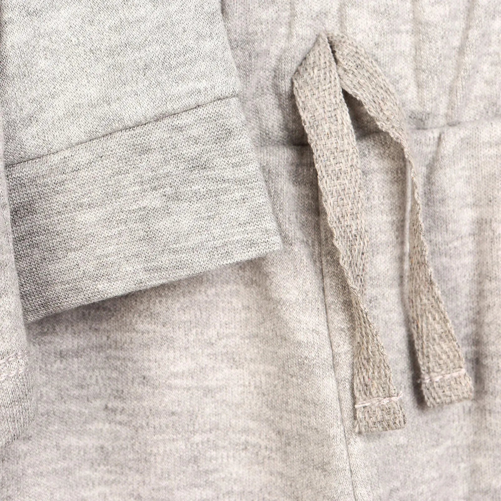 HelloBaby Basic Printed Baby Tracksuit - Grey Melange - ebebek - Black Friday