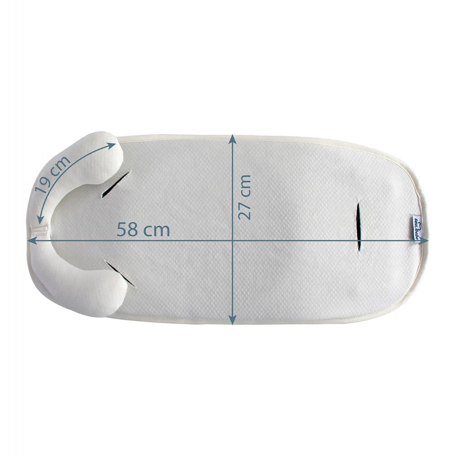 Sevi Bebe Infant Carrier Back Support - Ecru - ebebek - Black Friday