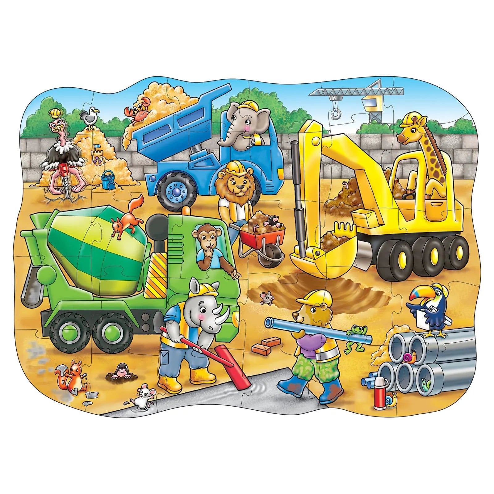 Orchard Toys Busy Builders Jigsaw Puzzle - Orchard Toys - ebebek