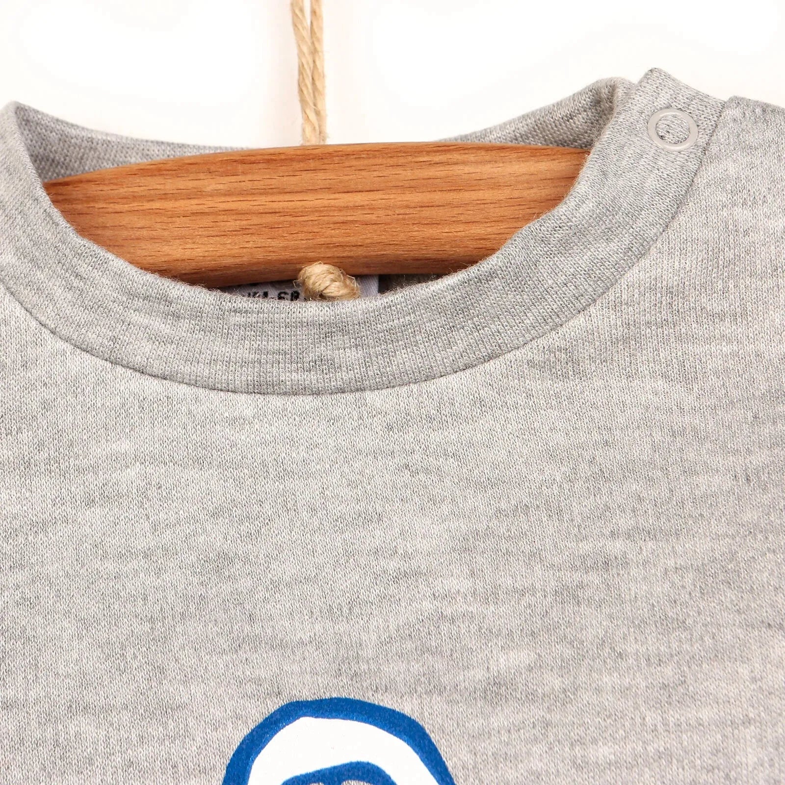 HelloBaby Basic Printed Baby Tracksuit - Grey Melange - ebebek - Black Friday