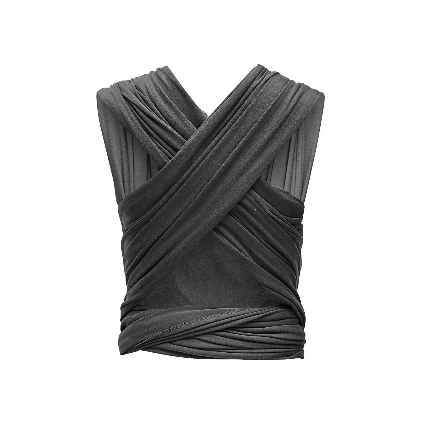Gaia Carry Stretchy Baby Wrap Organic Cotton - Graphite - ebebek - Black Friday