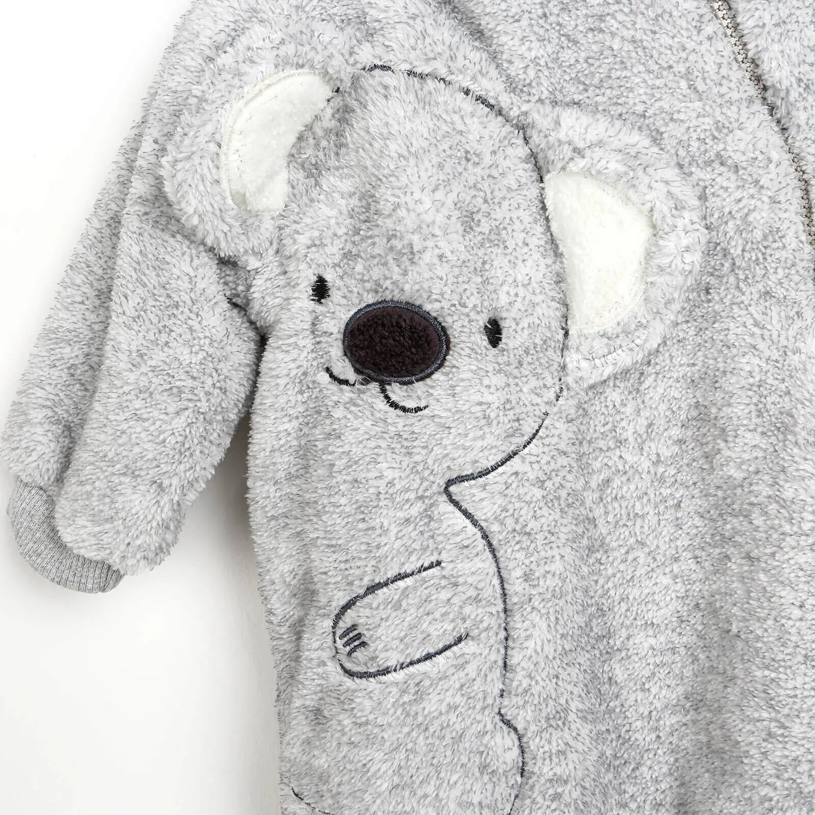 Midimod Welsoft Jumpsuit - Grey - ebebek - Black Friday