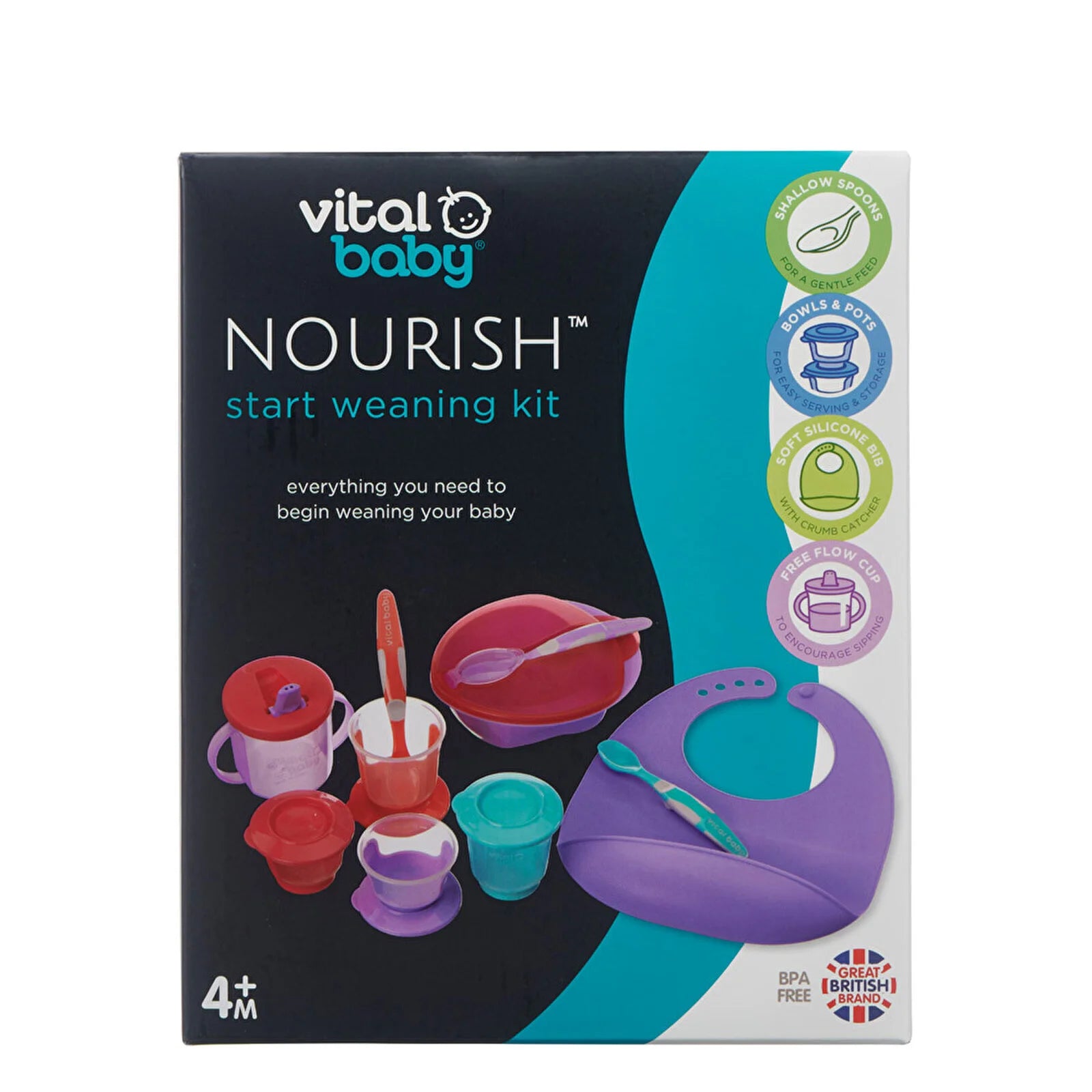 Vital Baby Nourish Start Weaning Kit 4+ months - Fizz - ebebek - Black Friday