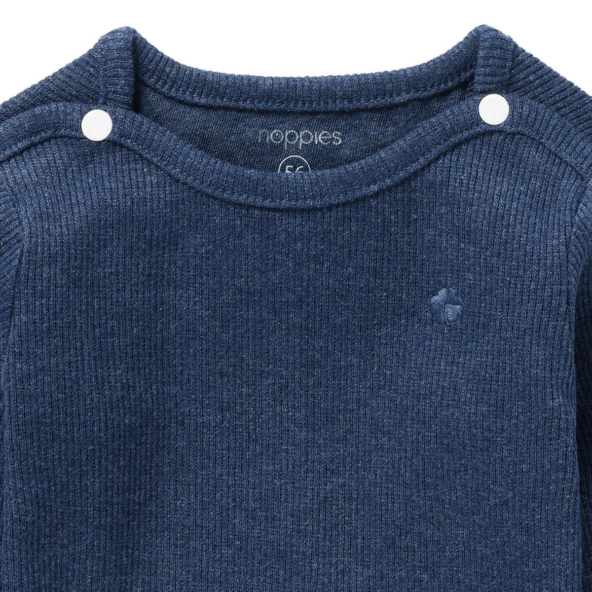 Noppies U Tee ls Rib Natal - Navy Melange - ebebek - Black Friday