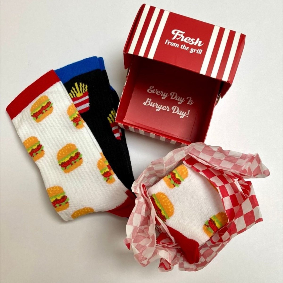 Boxt Socks Unisex Burger 2 pcs - ebebek - Black Friday