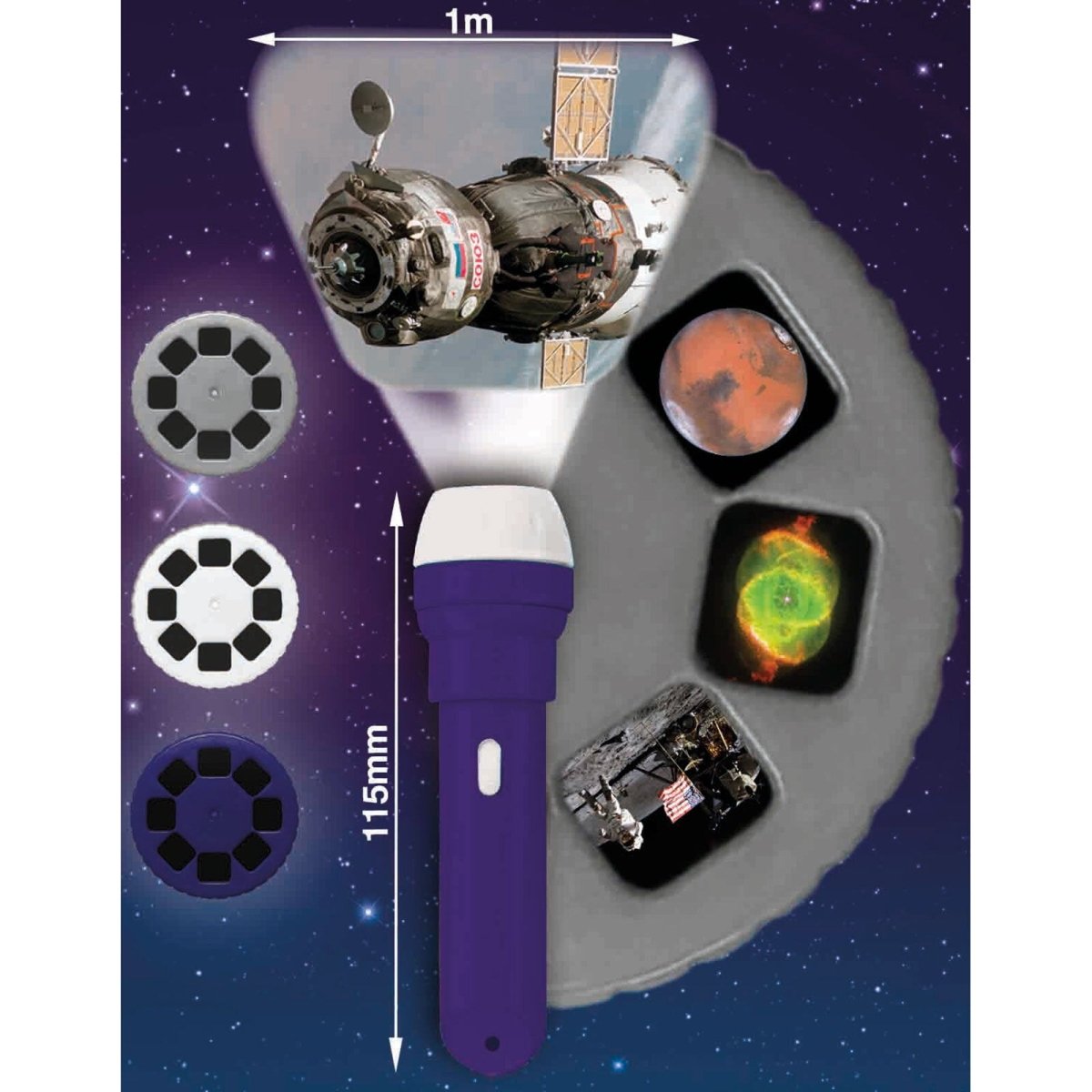 Brainstorm Torch and Projector - Space Torch - ebebek - Black Friday