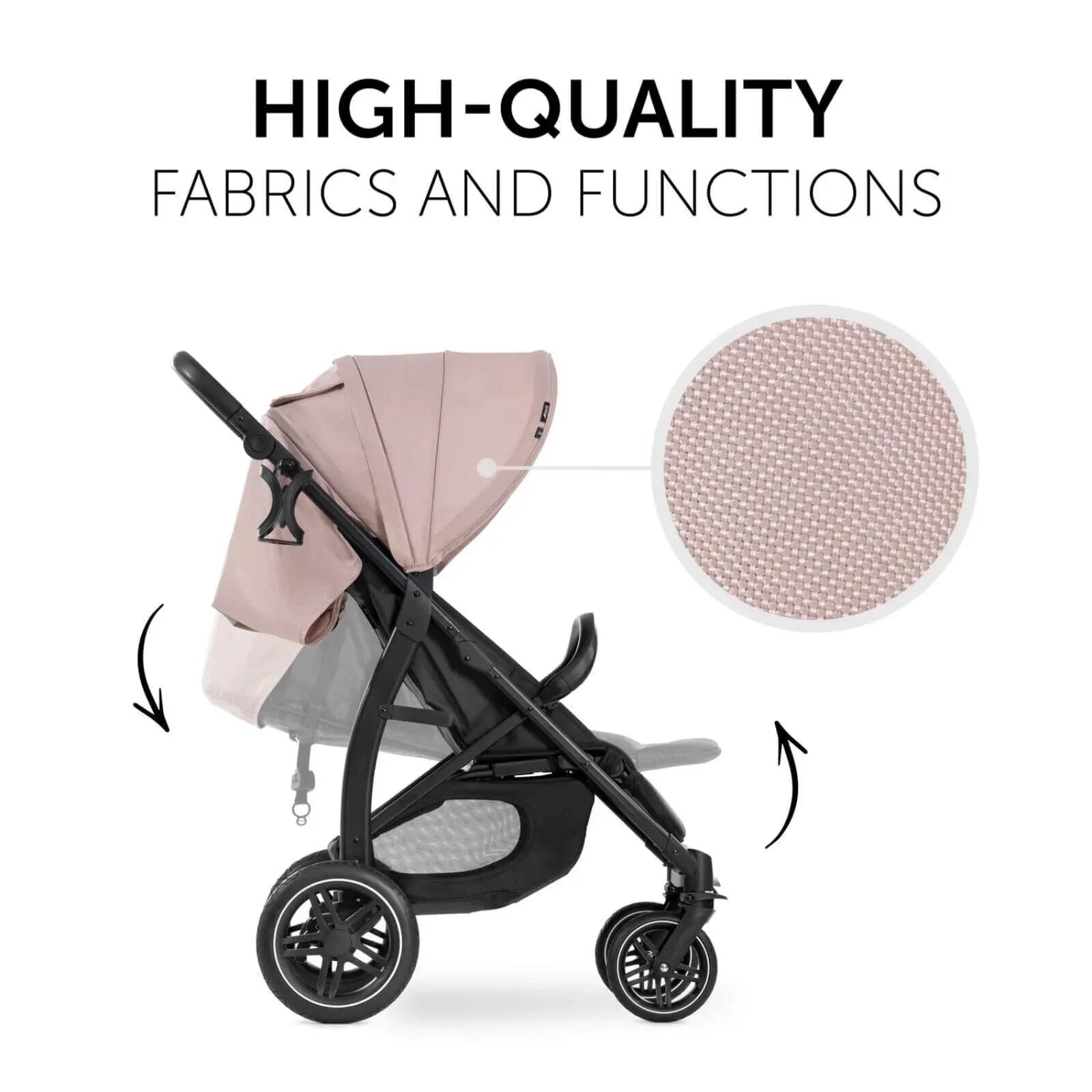 Hauck Rapid 4D Pushchair - Rose - ebebek - Black Friday
