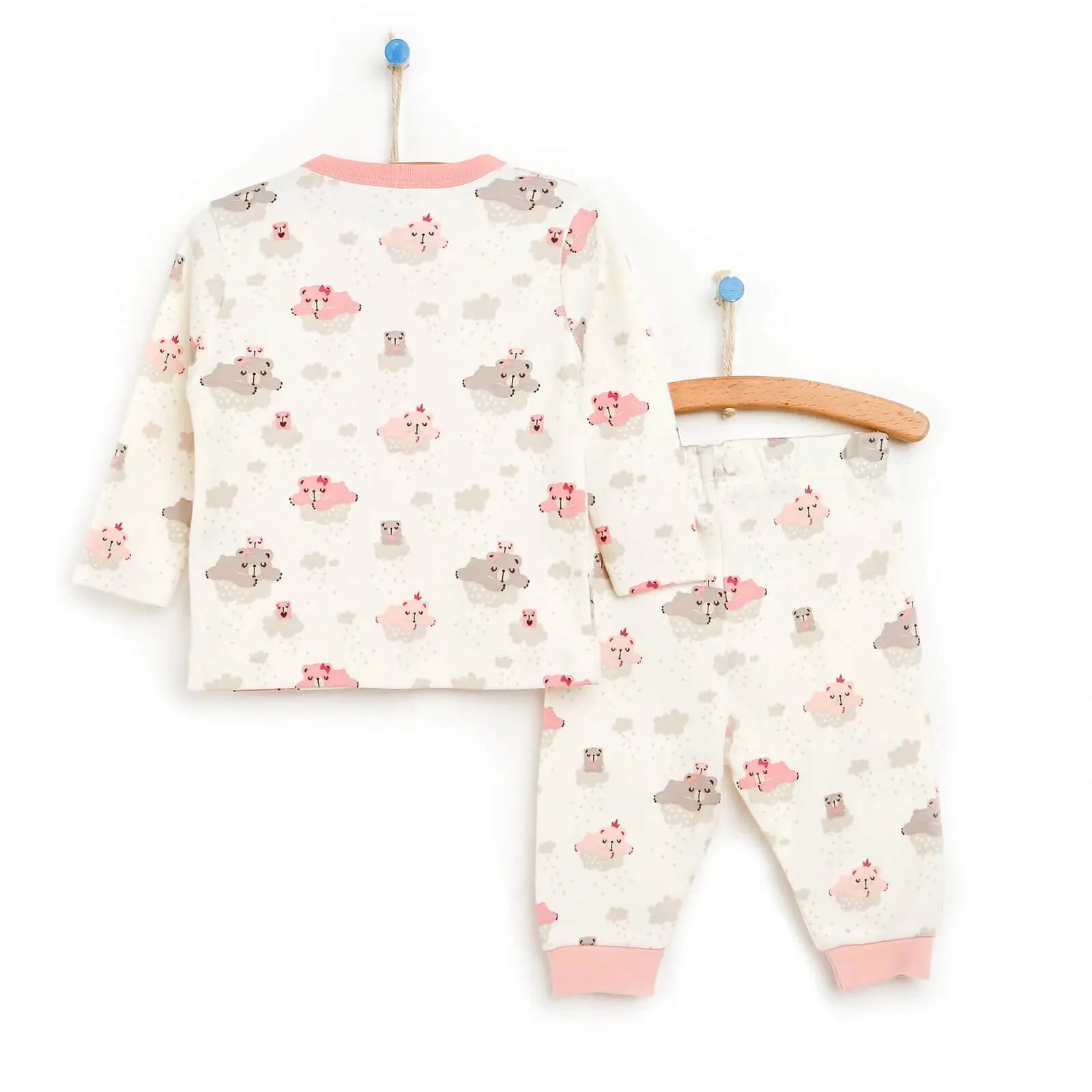 HelloBaby Basic Baby Girl Pyjamas Set - Light Pink - ebebek - Black Friday