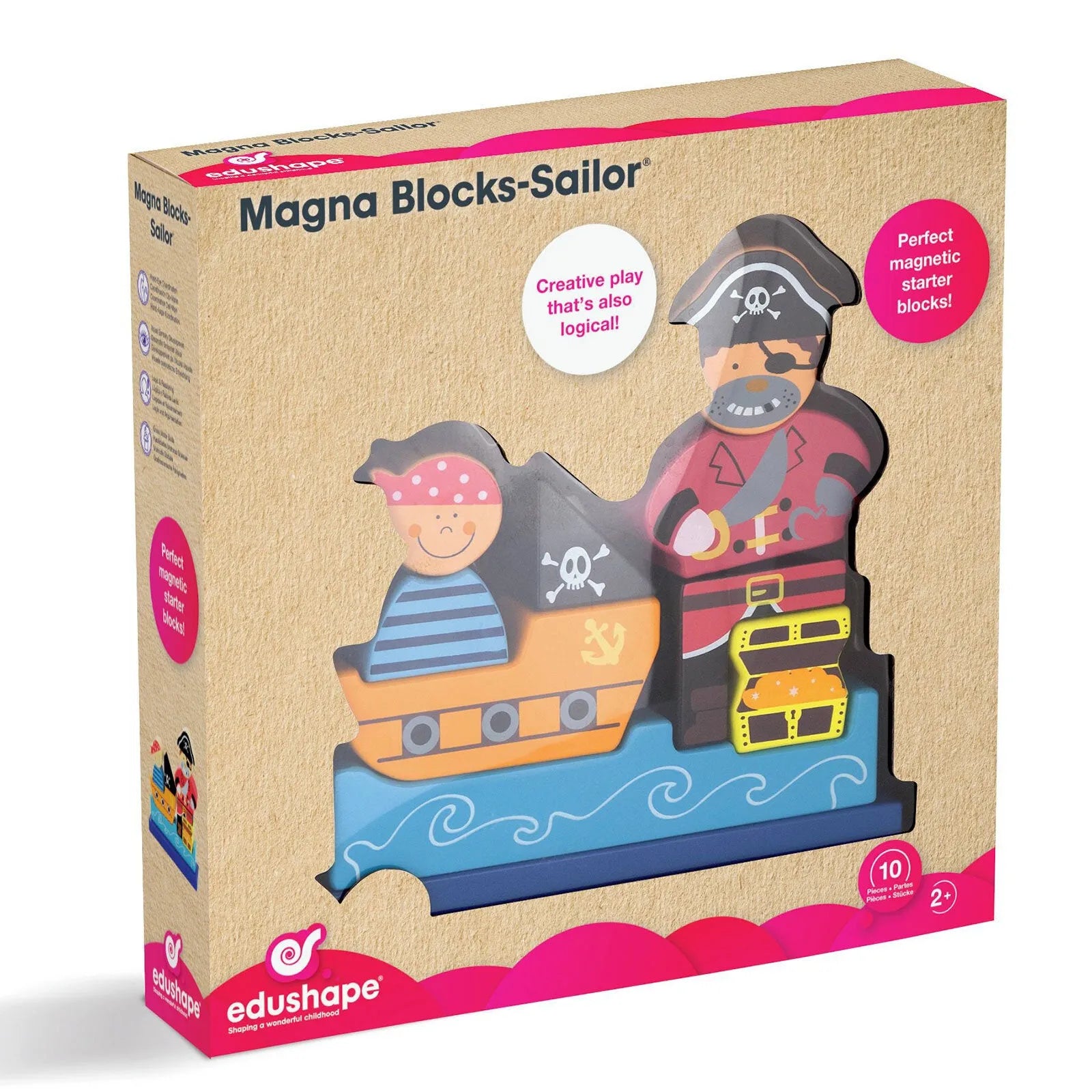 Edushape Pirate Magnnetic Blocks - ebebek - Black Friday