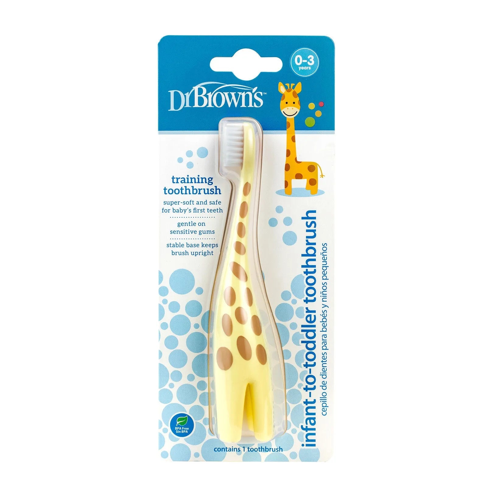 Dr. Brown's Infant - to - Toddler Toothbrush Giraffe - Dr. Brown's - ebebek
