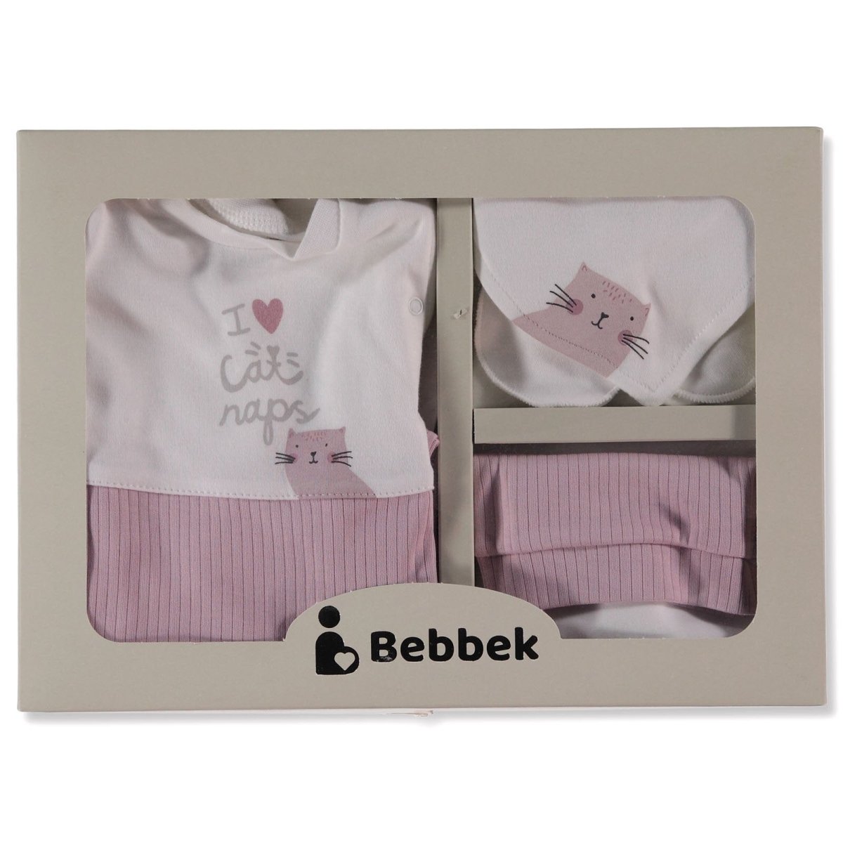 Bebbek Baby Girl 5 Pcs Newborn Gift Starter Set - Purple - ebebek - Black Friday