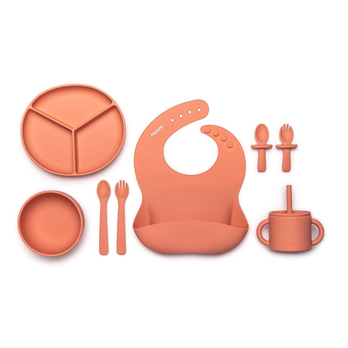 Pippeta Ultimate Weaning Set Pack of 6 - Coral Pink - ebebek - Black Friday