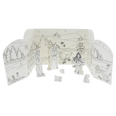 Barbie A4 Make & Colour Barbie Camping set - ebebek - Black Friday