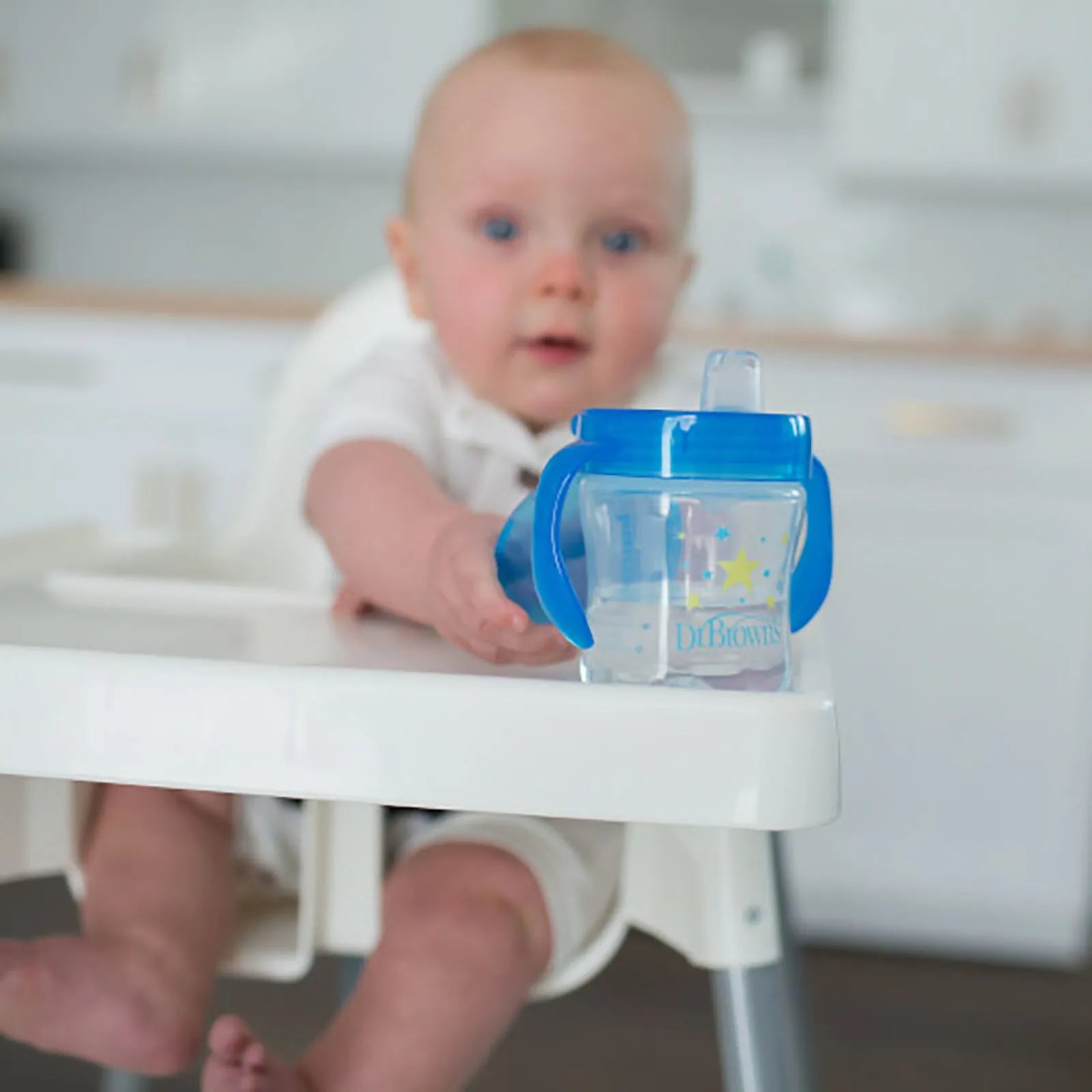 Dr. Brown's Soft Mouth Transition Cup 180ml - Blue - ebebek - Black Friday