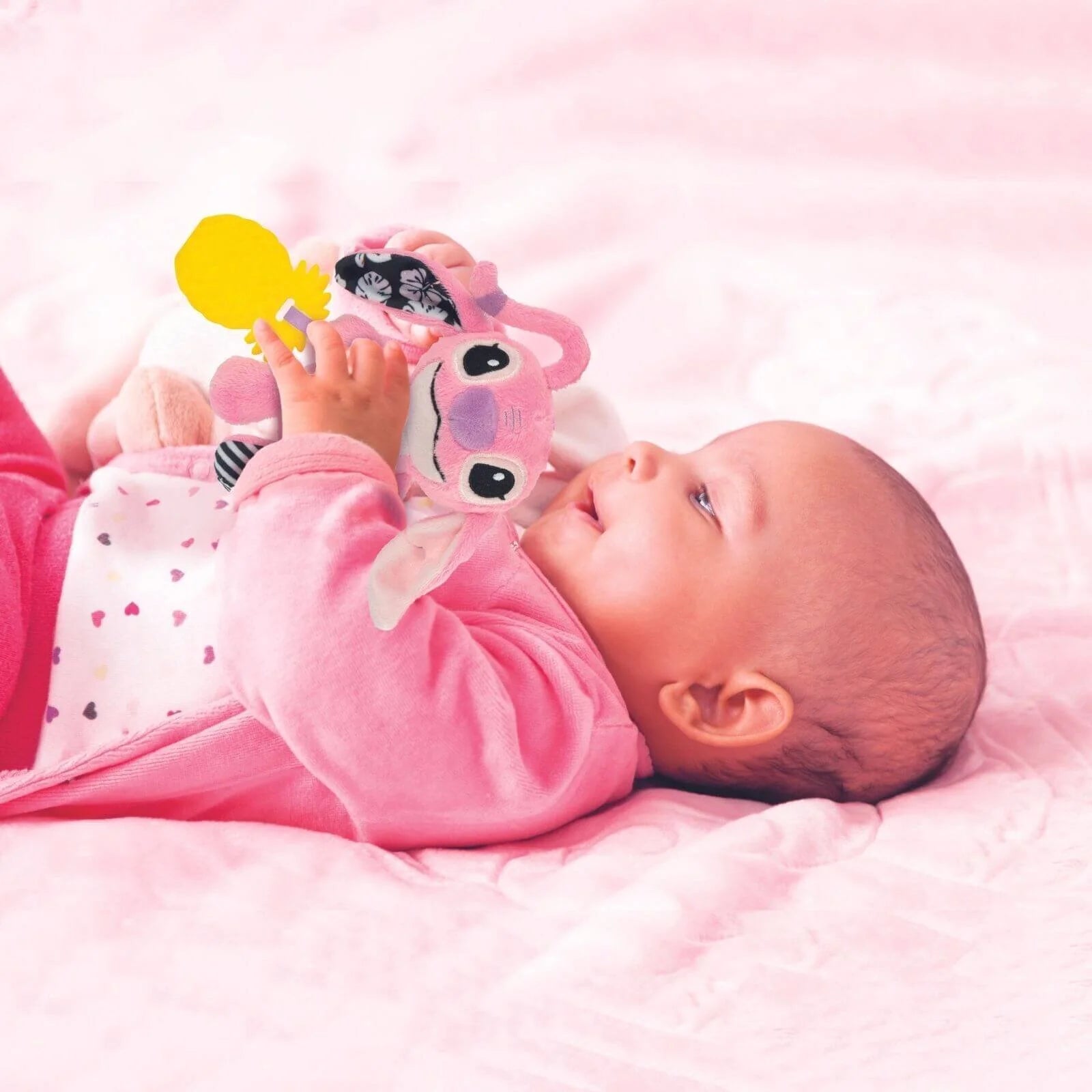 Disney Baby - Angel Soft Rattle Travel Plush - ebebek - Black Friday