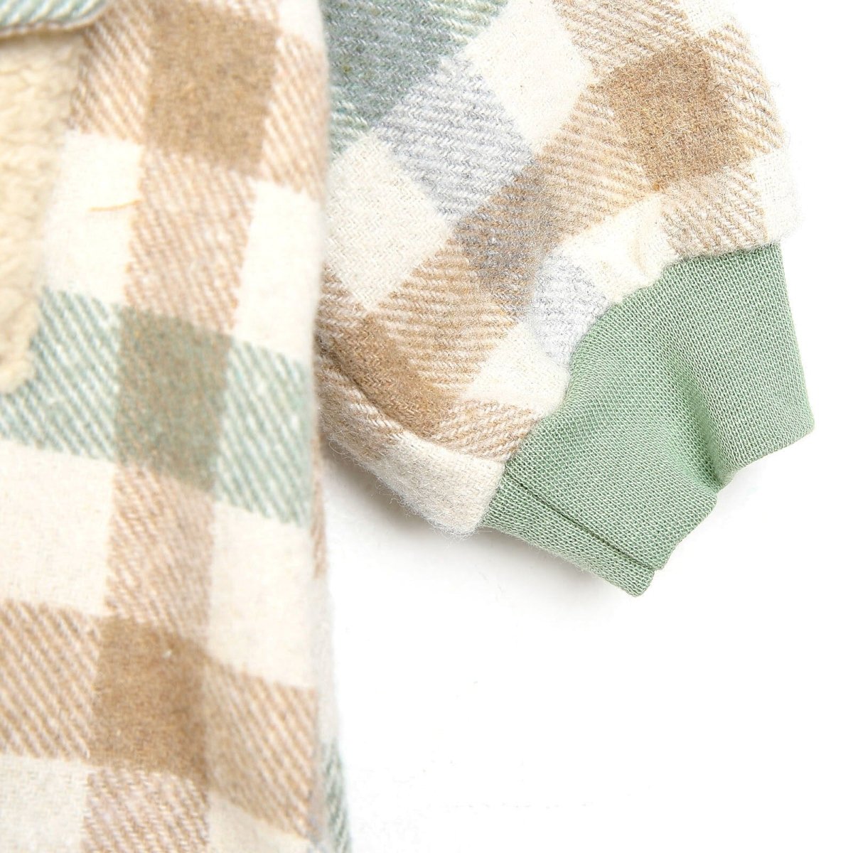 Bebbek Newborn Lumberjack Hooded Jumpsuit - Beige - ebebek - Black Friday