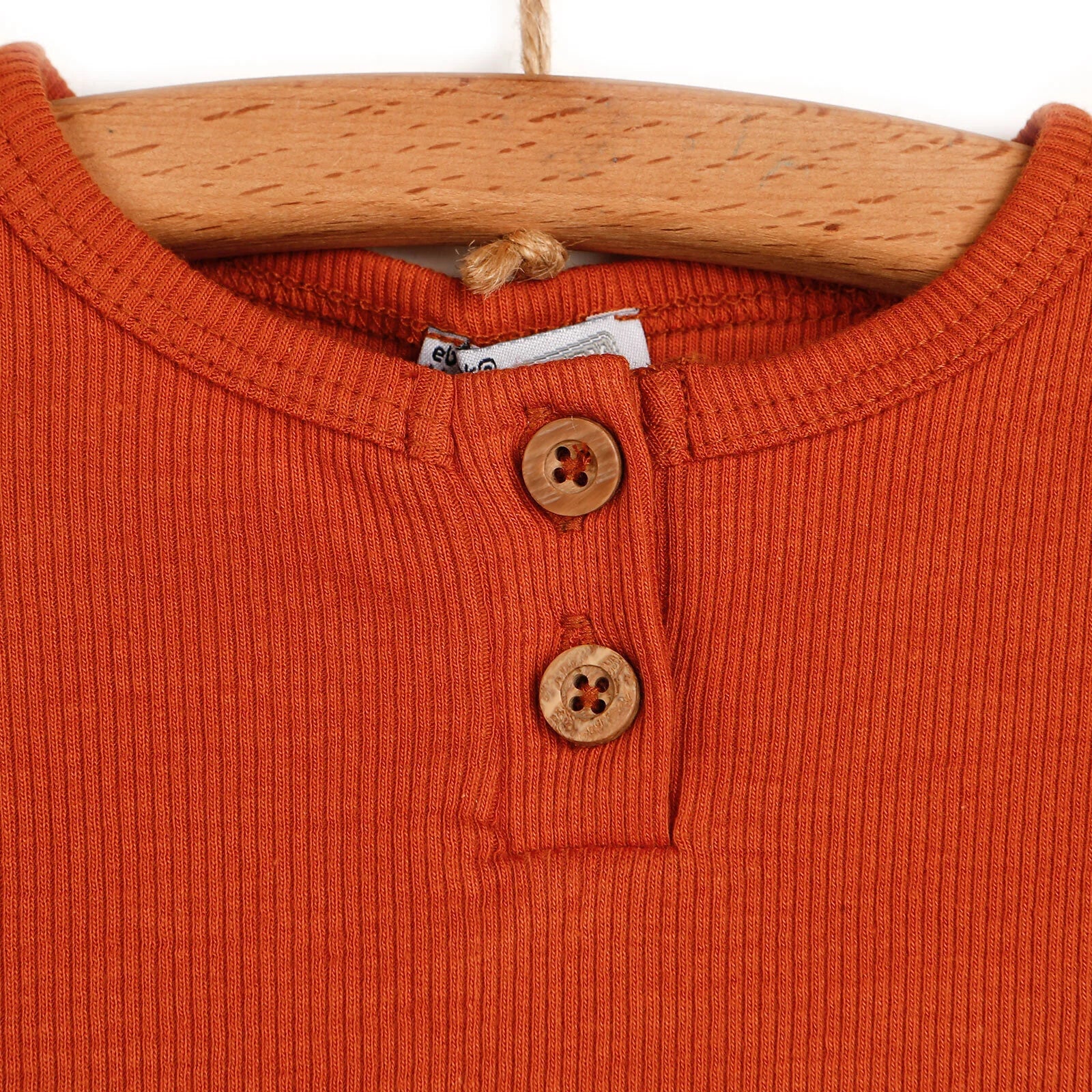 HelloBaby Basic 2 Piece Short Sleeve Short Overalls - Ginger - ebebek - Black Friday