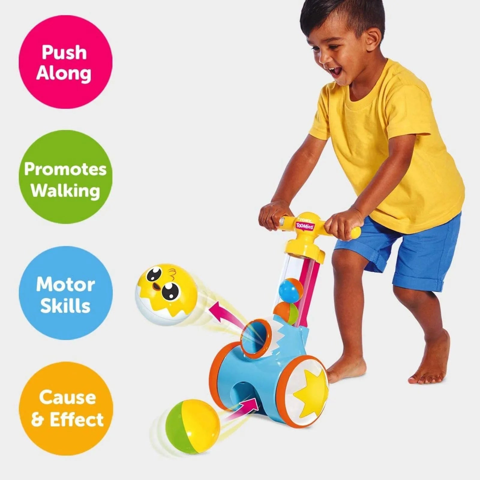TOMY Toomies Pic and Pop Push Along Baby Toy - ebebek - Black Friday