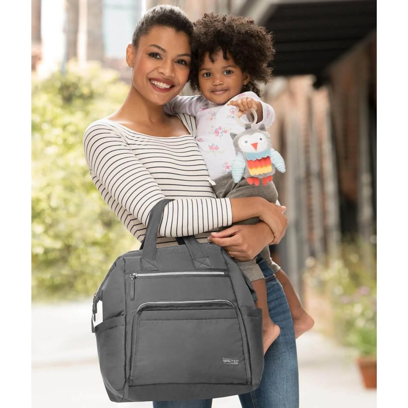 Skip Hop Mainframe Backpack Nappy Bag - Charcoal - ebebek - Black Friday