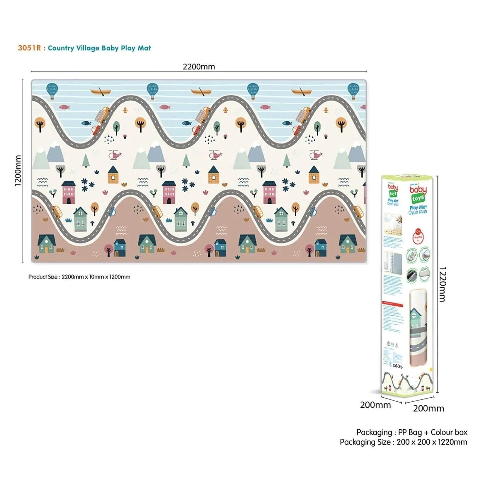 baby toys Foldable City Playmat - ebebek - Black Friday