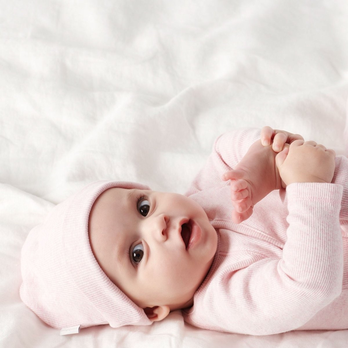 Noppies U Hat Rib Nevel - Light Rose Melange - ebebek - Black Friday