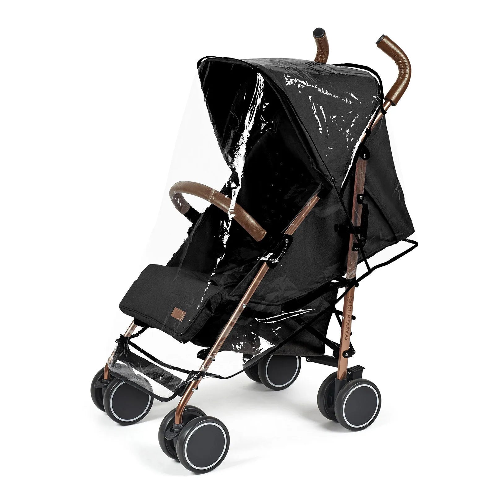 Ickle Bubba Discovery Prime Stroller Black on Rose - ebebek - Black Friday