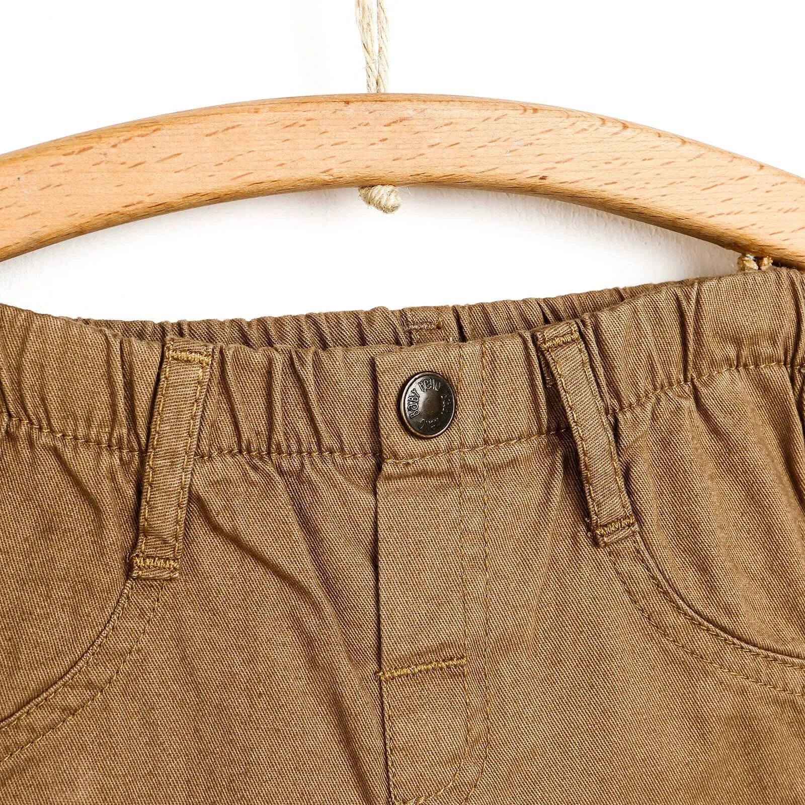 HelloBaby Basic Baby Boy Woven Pants - Light Brown - ebebek - Black Friday
