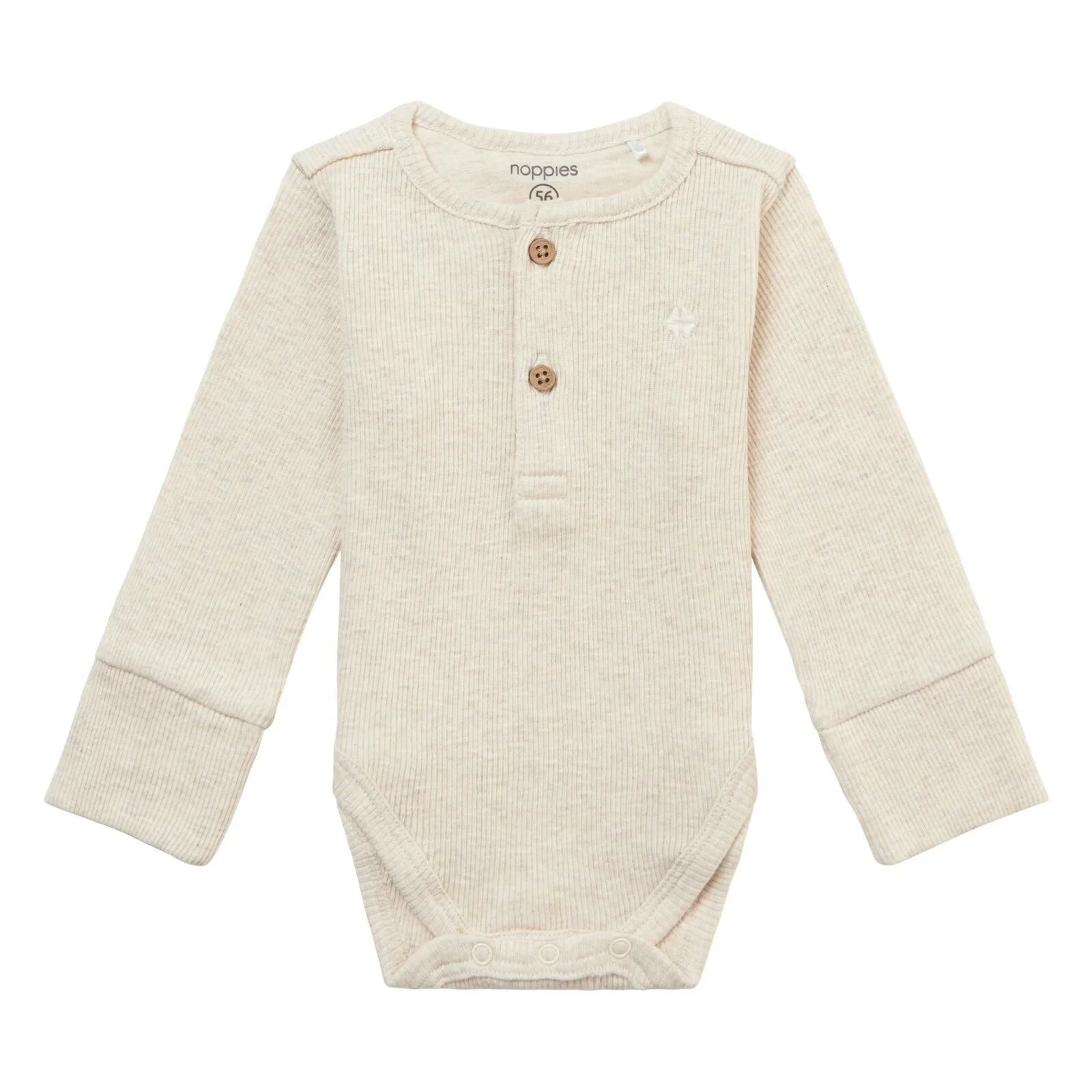 Noppies Unisex Romper Mission - Oatmeal - ebebek - Black Friday