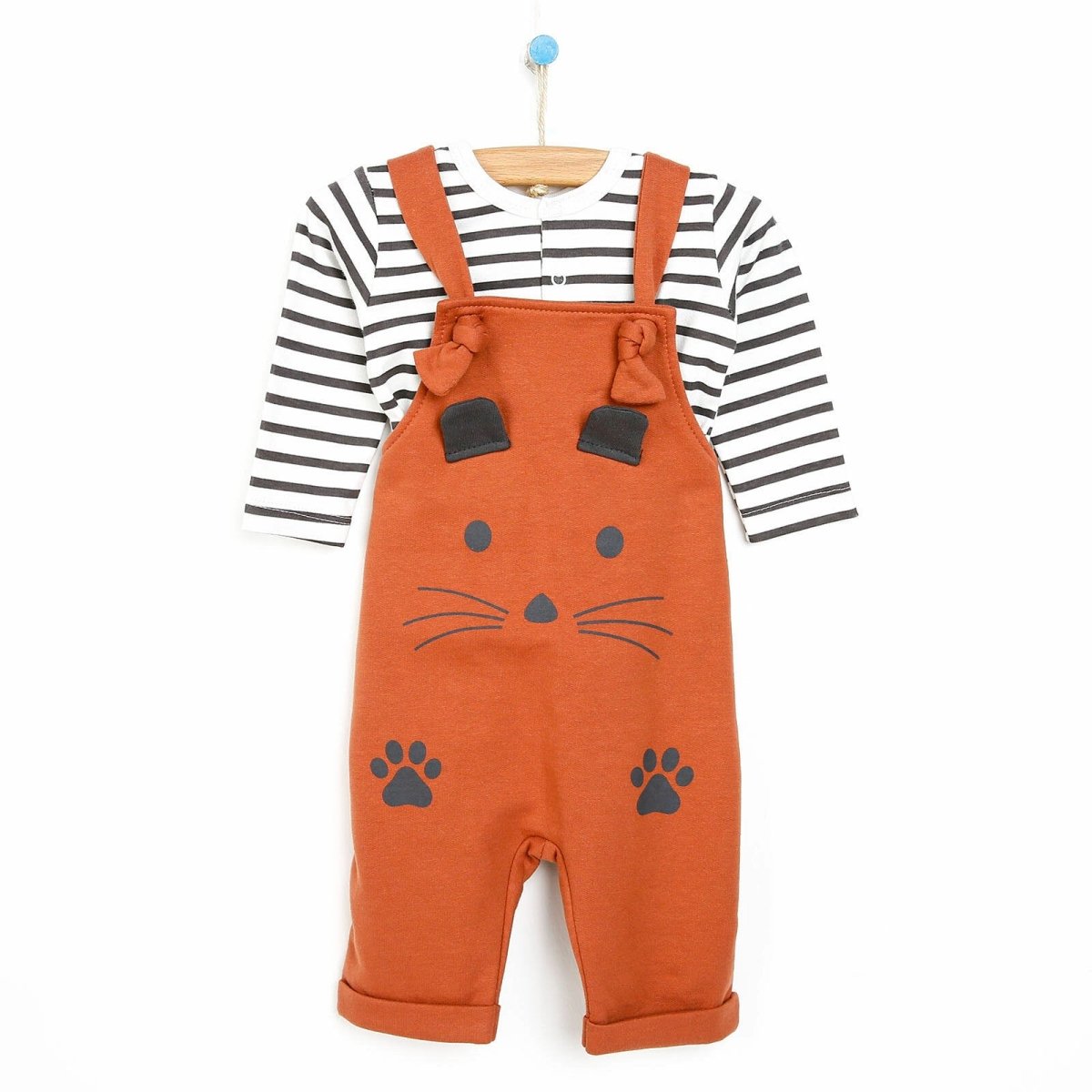 Bebbek Newborn Animals Holiday Overall - Brown - ebebek - Black Friday
