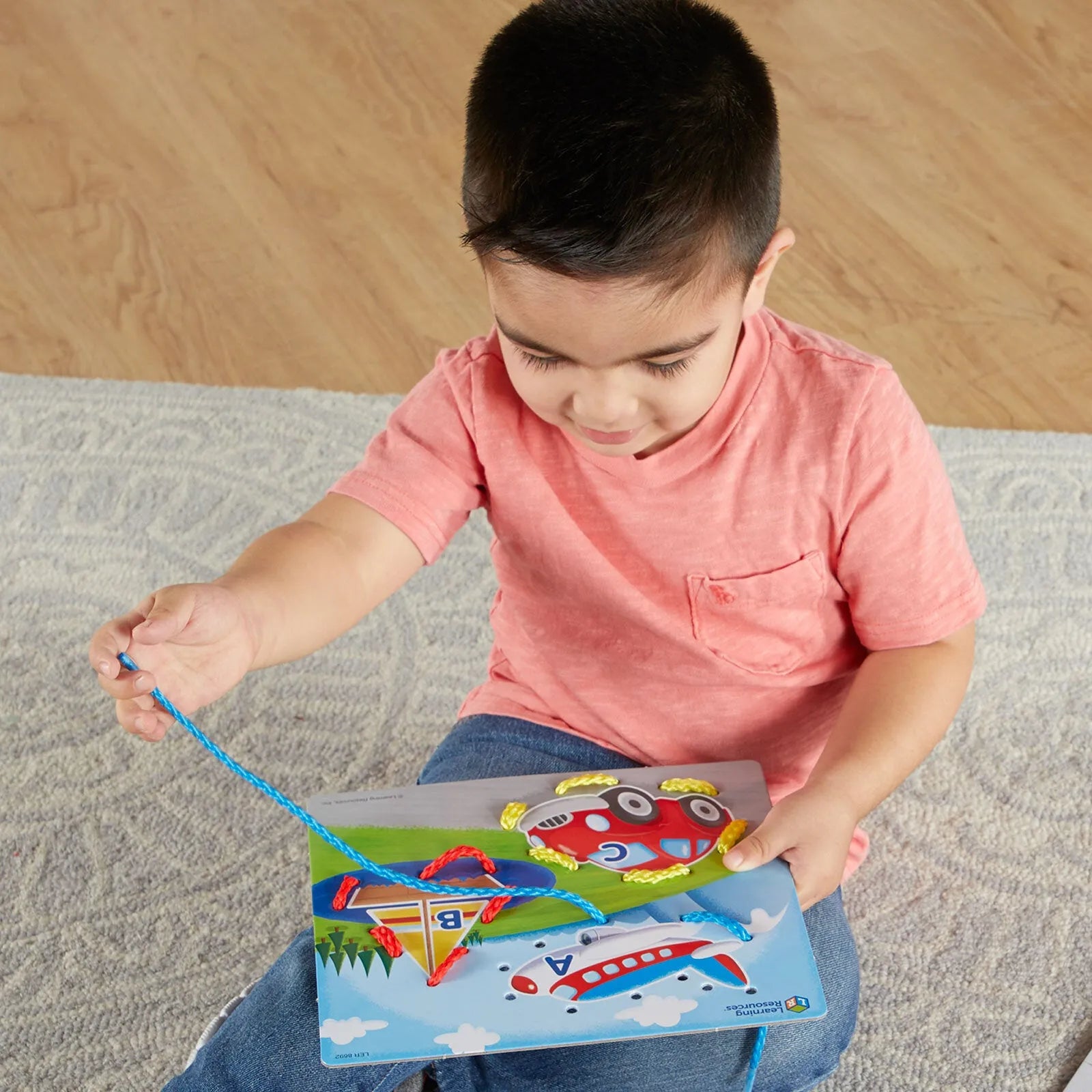 Learning Resources Learning Lace Skill Boards 12 pcs - ebebek - Black Friday