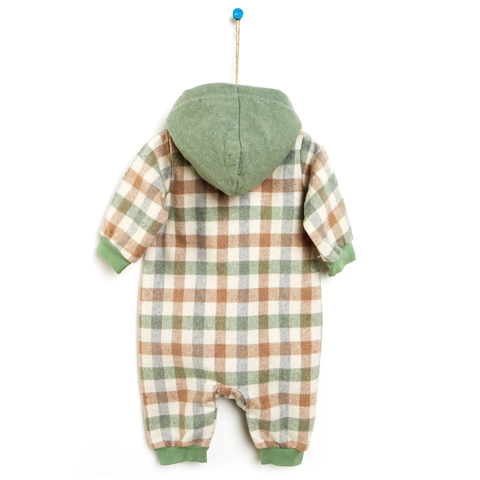 Bebbek Newborn Lumberjack Hooded Jumpsuit - Multicolour - ebebek - Black Friday