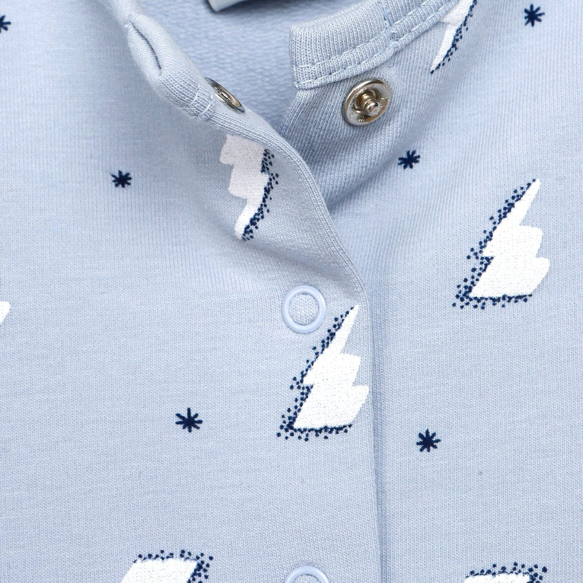 Antebies Newborn Sky Organic Footed Jumpsuit - Blue - ebebek - Black Friday