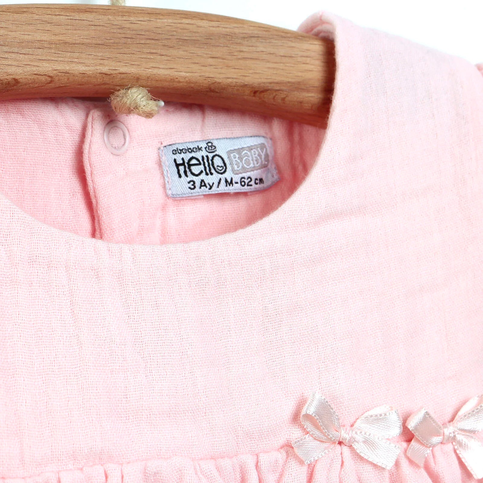 HelloBaby Newborn Bodysuit Dress - Light Pink - ebebek - Black Friday