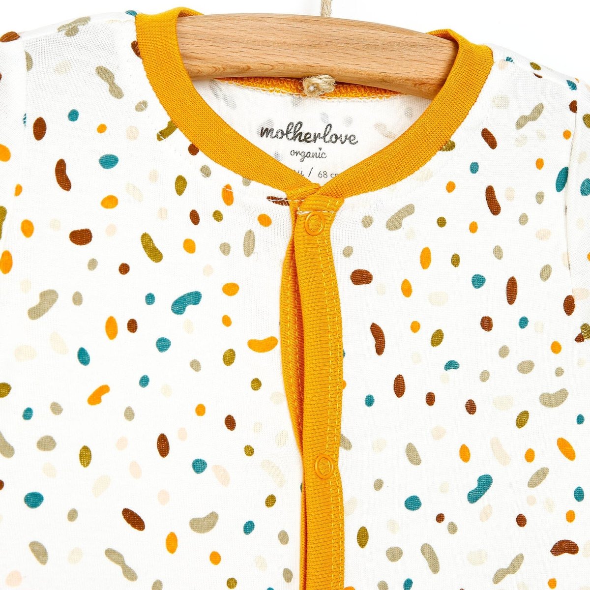 Motherlove Newborn Organic Footed Jumpsuit - Ecru - ebebek - Black Friday