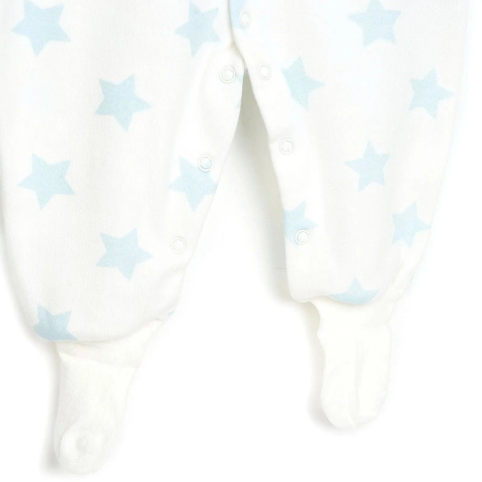 HelloBaby Newborn Baby Boy Footed Jumpsuit - Ecru - ebebek - Black Friday