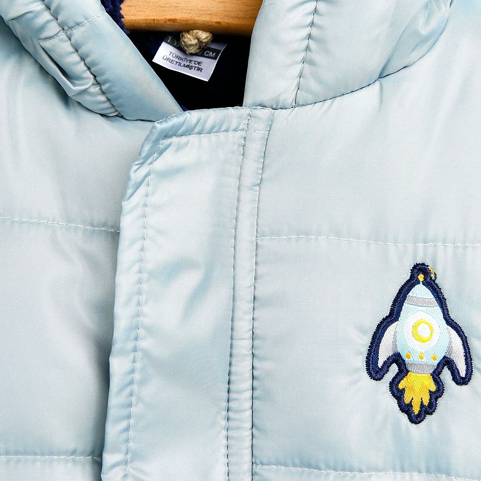 BabyZ Space Pocket Coat - Blue - ebebek - Black Friday