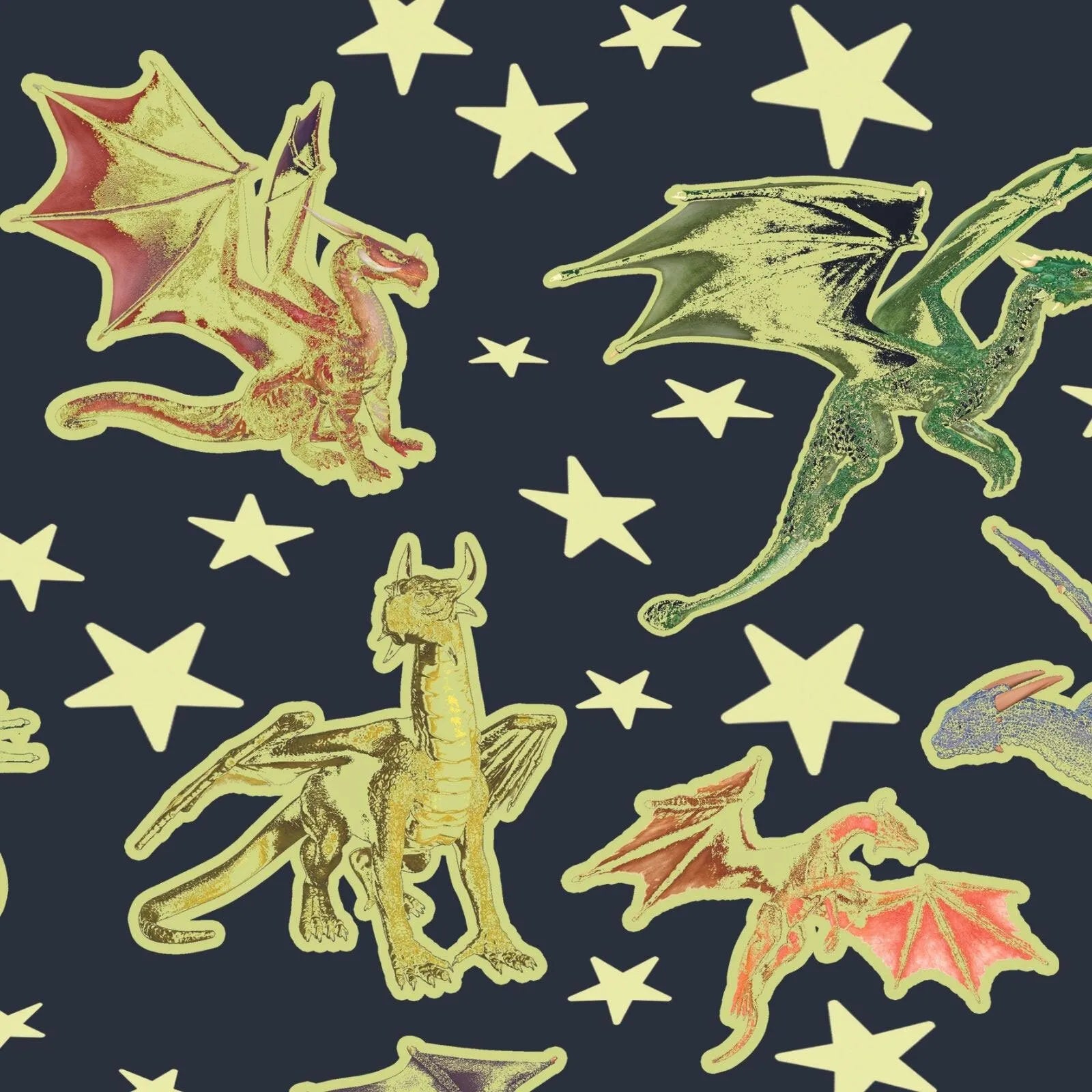 The Original Glowstars Company Glitter Stars & Dragons - ebebek - Black Friday