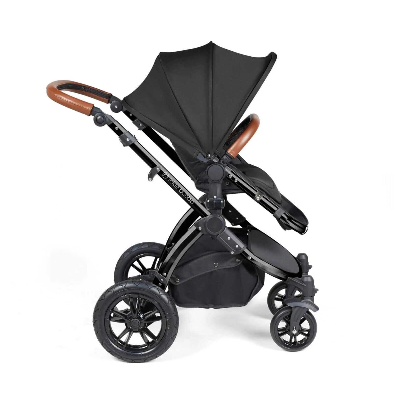 Ickle Bubba Stomp Luxe 2 - in - 1 Pushchair & Carrycot - Black/Midnight/Tan - ebebek - Black Friday