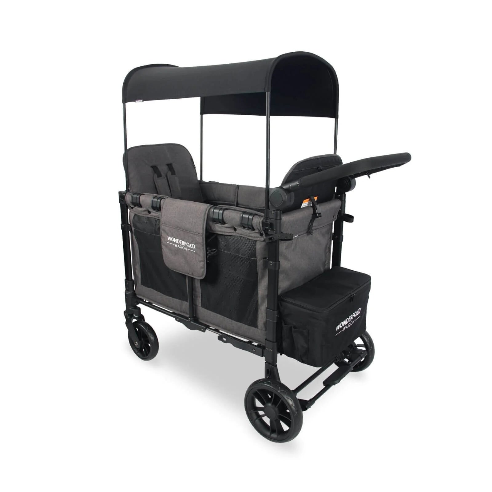 Wonderfold W2 Elite Double Stroller Wagon - Charcoal Grey - ebebek - Black Friday