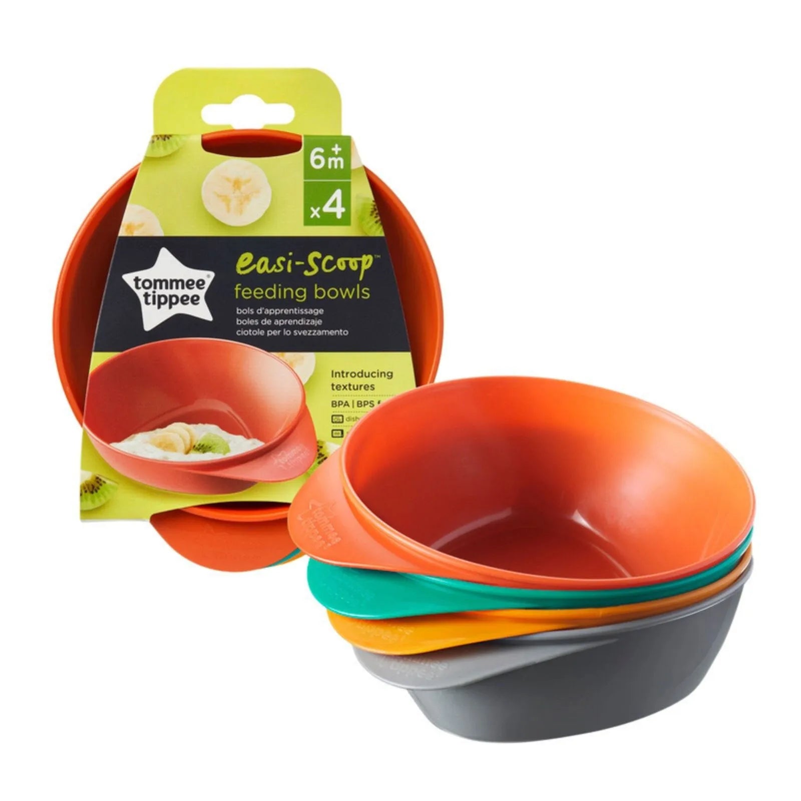 Tommee Tippee Easy Scoop Feeding Bowls Pack of 4 - ebebek - Black Friday