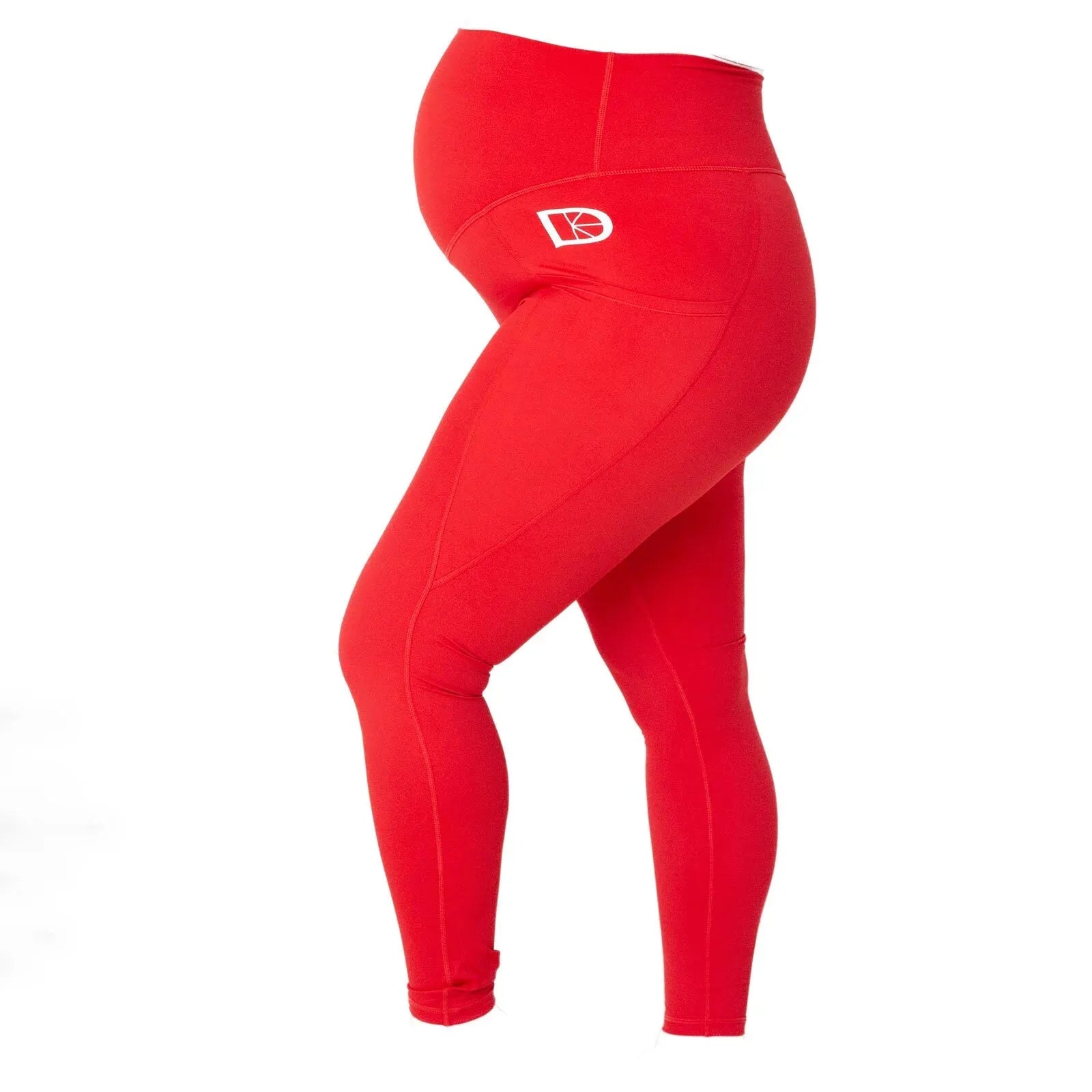 Latched Maternity and Postnatal Active Support Leggings - Red - ebebek - Black Friday